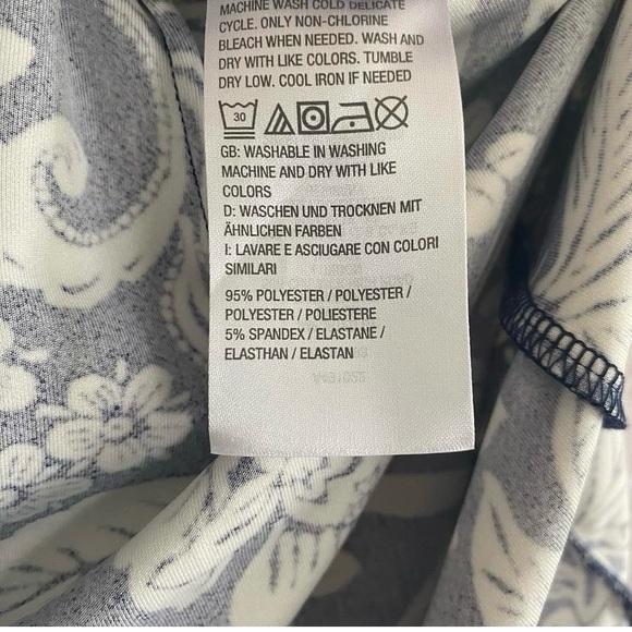 Bridgehamton blue floral skirt size 1X - Picture 5 of 5